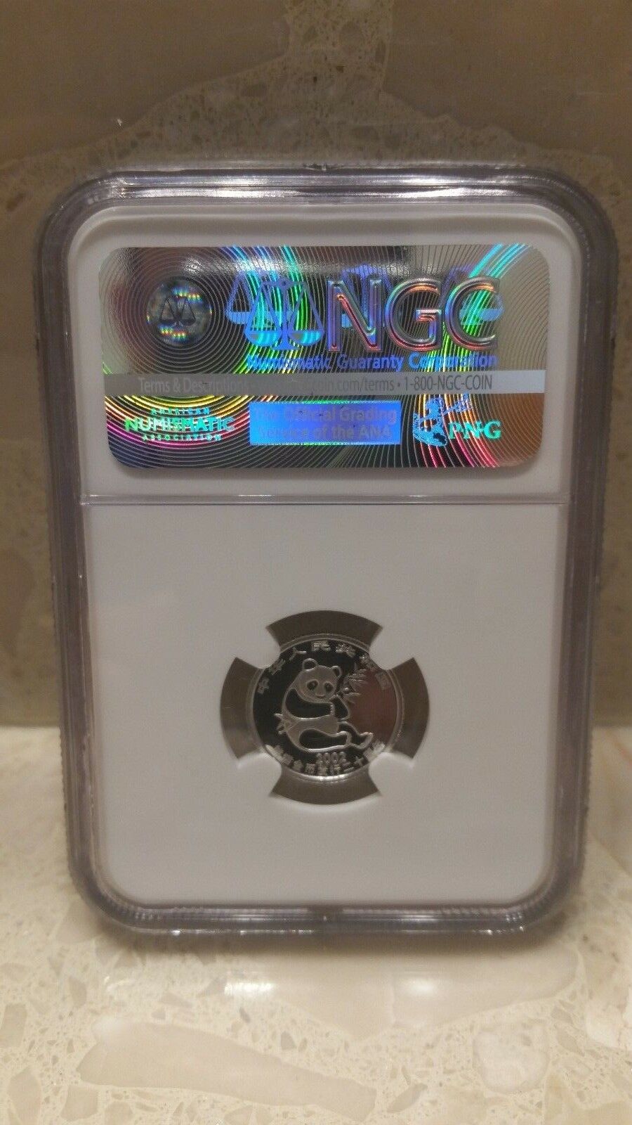 2002 China 1/10oz platinum panda coin PT100Y NGC PF68 - Fresh Stock Dated February 2026