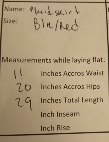 Vintage 70s Women's A Line Red Black Buffalo Plaid Soft Fleece Skirt Very Narrow - Fresh Stock Dated February 2026