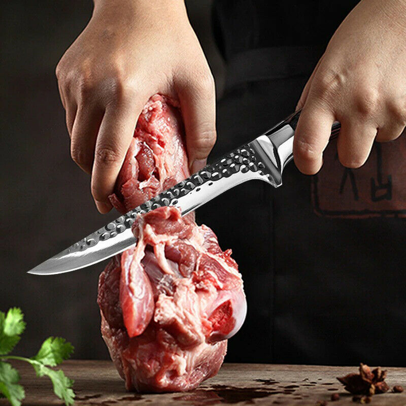 Hammer Forged Boning knife Meat Cleaver Chef cooking Sharp Kitchen knives tool - Fresh Stock Dated December 2025
