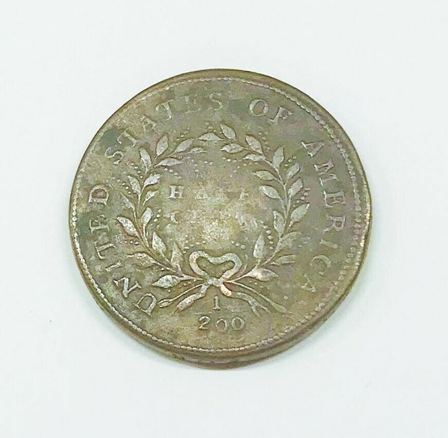 1793 Liberty Cap Half Cent Facing Left - Fresh Stock Dated December 2025