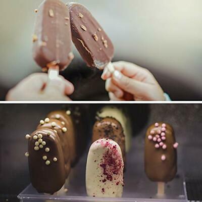 Popsicle Molds, 2 Pack Cake Pop Molds Silicone, 4 Cavities Homemade Cakesicle 5 - Fresh Stock Dated February 2026