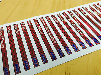 Sega Master System Sticker End Labels (For All 114 Custom Cartridge Stickers) - Fresh Stock Dated December 2025