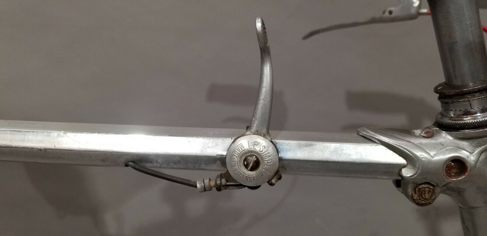 Carminargent Bicycle Alum. 1940's French cruiser 650B Simplex Stronglight Lefol - Fresh Stock Dated December 2025