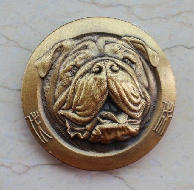 China 2018 Copper and Gold Plated Brass with Enamel Medals - Lunar Year of Dog - Fresh Stock Dated February 2026