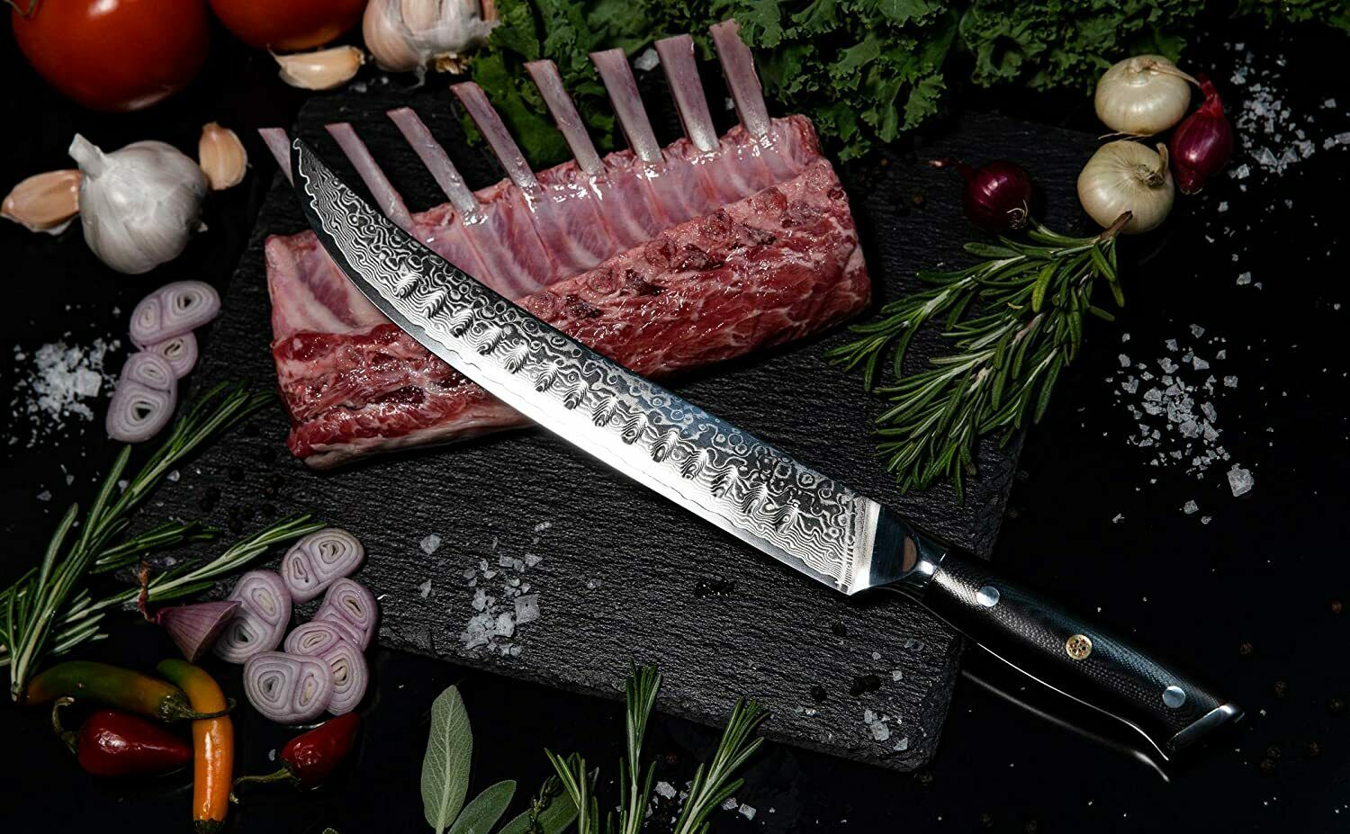 Curved Slicer (Butcher) Knife 10