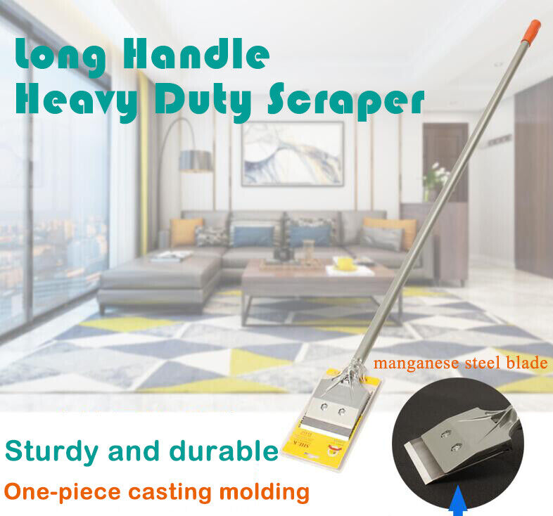 53' Long Handle Heavy Duty Floor, Scraper 4