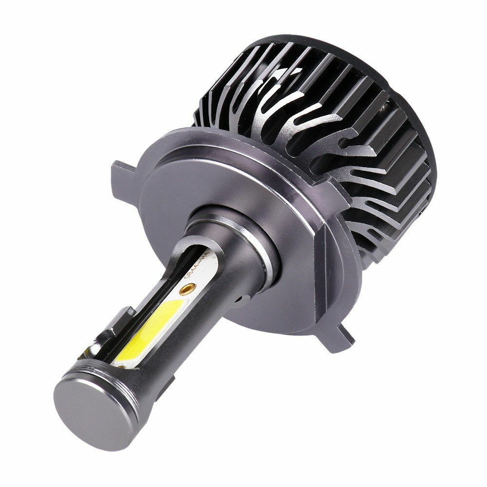 2pcs H4 9003 LED Headlight Bulbs Kit 6000K White High Low Beam Replace Halogen - Fresh Stock Dated February 2026