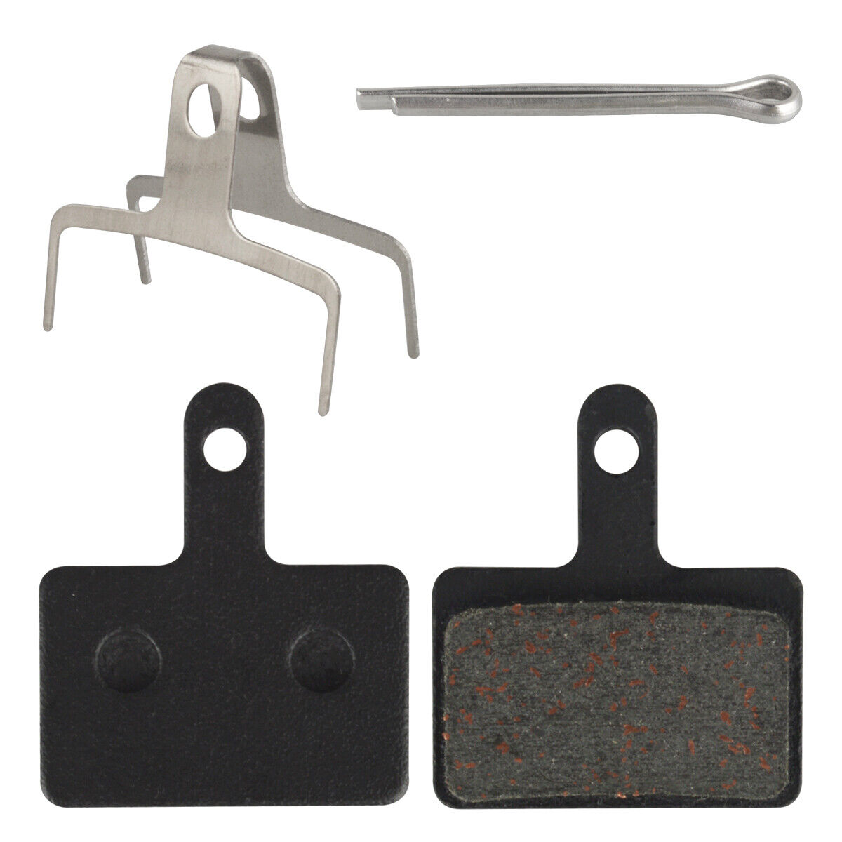 4 Pair Bicycle Resin Disc Brake Pads For Shimano Deore B01S B01 INCL SPLIT PIN - Fresh Stock Dated February 2026