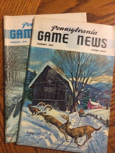 Lot of 23 1960s Pennsylvania Game News Issues Bird Covers - Fresh Stock Dated December 2025