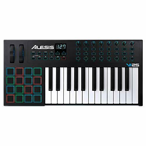 Alesis VI25 | 25-Key USB MIDI Keyboard Controller with 16 Pads 16 Assignable ... - Fresh Stock Dated February 2026