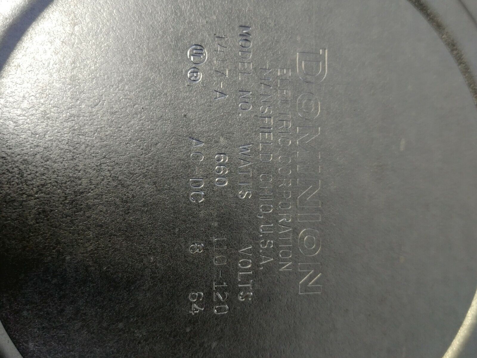 Dominion Imperial Table Stove Model 1417 w/ Box Working - Fresh Stock Dated February 2026