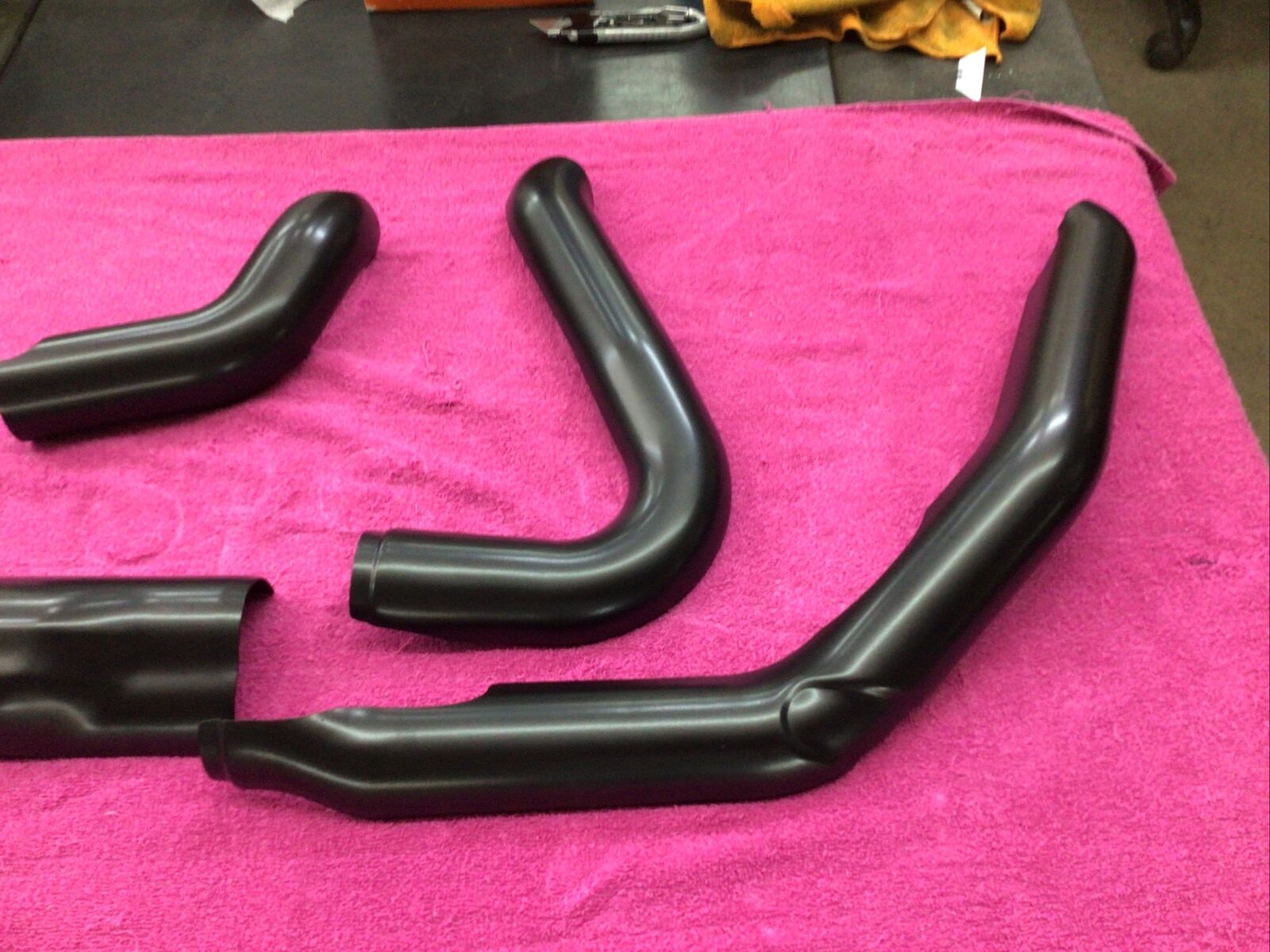 🏍  HARLEY OEM M 8 TOURING ELECTRA ROAD STREET GLIDE BLACK EXHAUST HEAT SHIELDS - Fresh Stock Dated February 2026