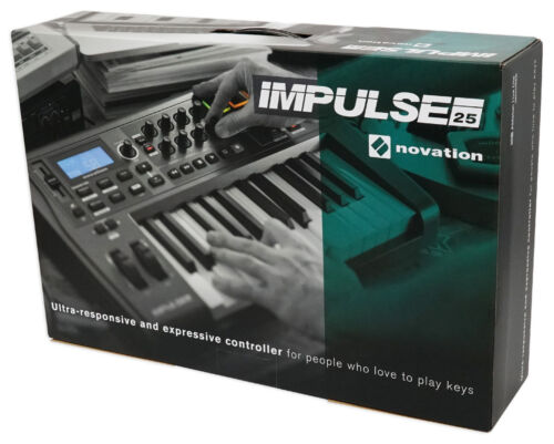 Novation IMPULSE 25 Ableton Live 25-Key MIDI USB Keyboard Controller - Fresh Stock Dated February 2026