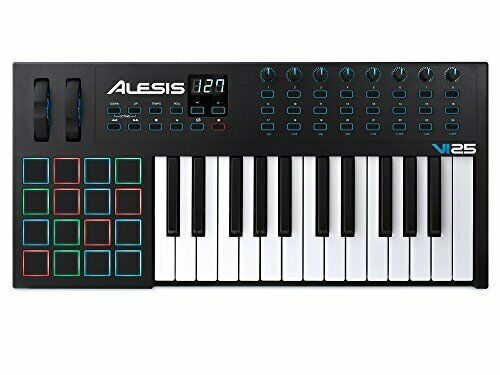 Alesis VI25 | 25-Key USB MIDI Keyboard Controller with 16 Pads 16 Assignable ... - Fresh Stock Dated February 2026