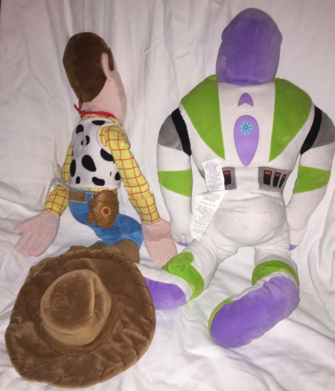 Disney Toy Story Woody & Buzz Pillowtime Pal Cuddle Pillows + Plush Hamm & Rex - Fresh Stock Dated December 2025