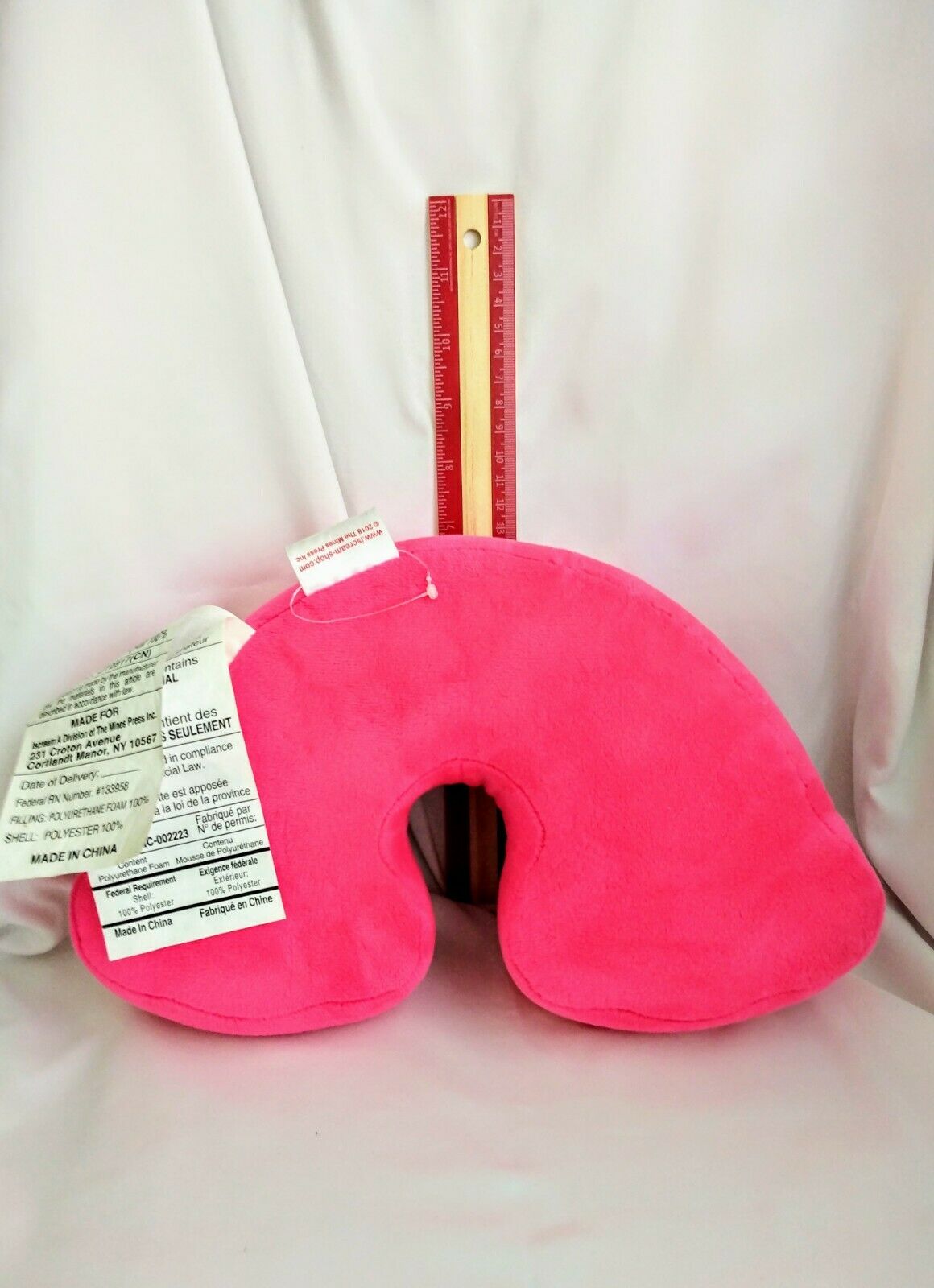 ISCREAM-SHOP Rainbow Plush Stuffed Pillow Memory Foam SUPER SOFT!!! NWOT 6x12 - Fresh Stock Dated December 2025