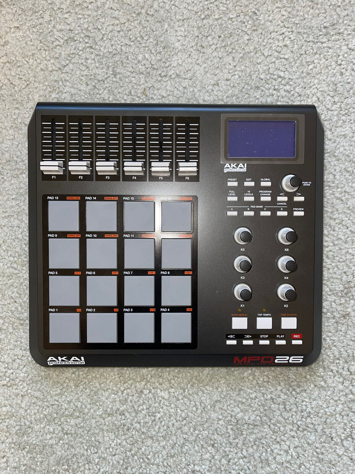 AKAI Professional MPD26 USB/MIDI Pad Controller Unit Brand New - Fresh Stock Dated February 2026