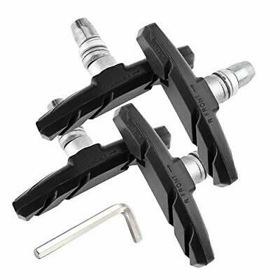 2 Pairs Bike Brakes Pads Set, 70mm Bicycle Brake Pads for Cruiser MTB Universal - Fresh Stock Dated December 2025