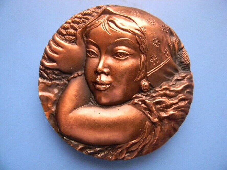 A Pair 2011 China 80mm Brass & Copper Medals - Reminiscence of South - Pavilion - Fresh Stock Dated February 2026