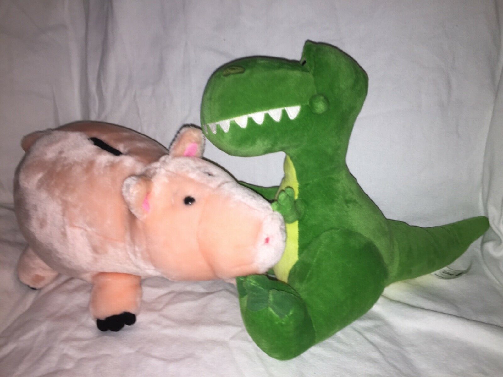 Disney Toy Story Woody & Buzz Pillowtime Pal Cuddle Pillows + Plush Hamm & Rex - Fresh Stock Dated December 2025