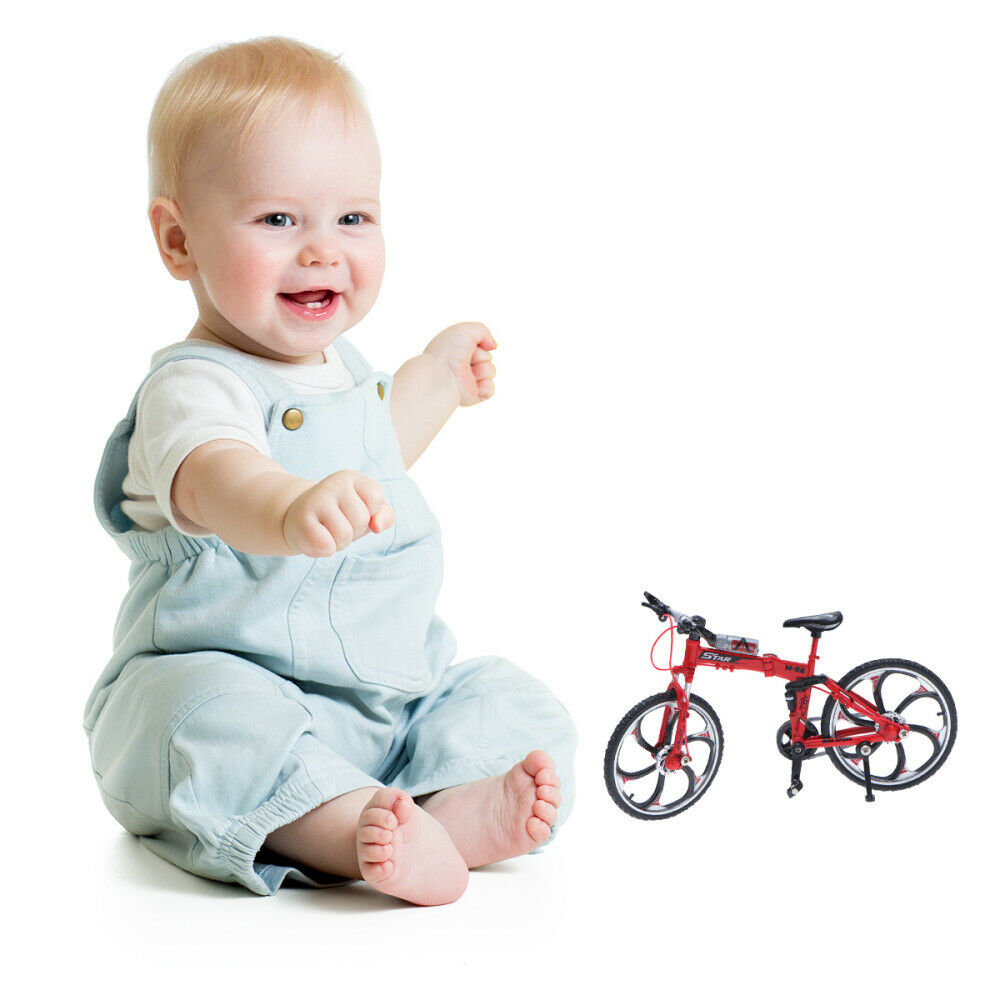 Alloy Bike Model 1:10 Mini Simulation Bicycle Toy for Collection Decoration - Fresh Stock Dated February 2026