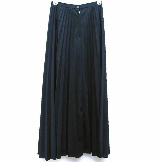 Vintage Miss Shaheen California/Hawaii Black Pleated Double-Knit Skirt Size 6 - Fresh Stock Dated February 2026