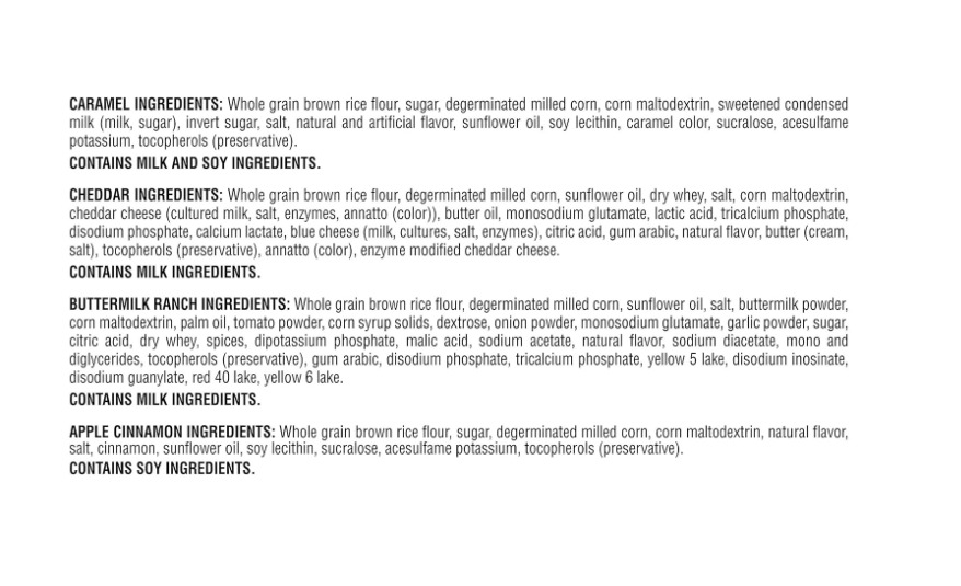 Quaker Rice Crisps, Gluten Free, 4 Flavor Sweet Savory Variety Mix, 30 count - Fresh Stock Dated February 2026