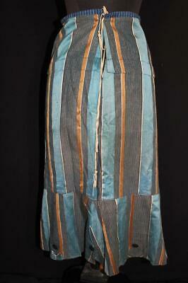 EXCEPTIONALLY RARE 19TH CENTURY ANTIQUE FRENCH ETHNIC PROVENCE SKIRT 28