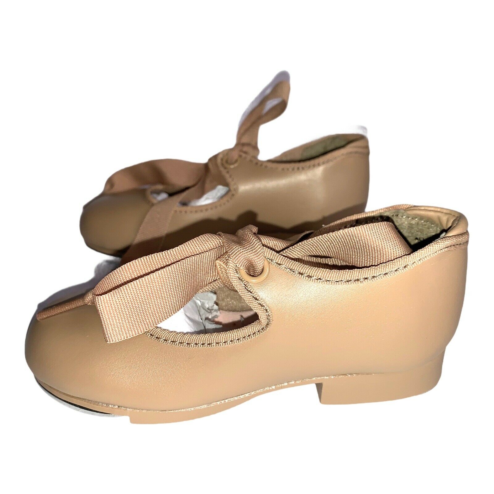 Capezio Toddler Size 8W Jr. Tyette Tap Shoe Caramel N625C - Fresh Stock Dated December 2025