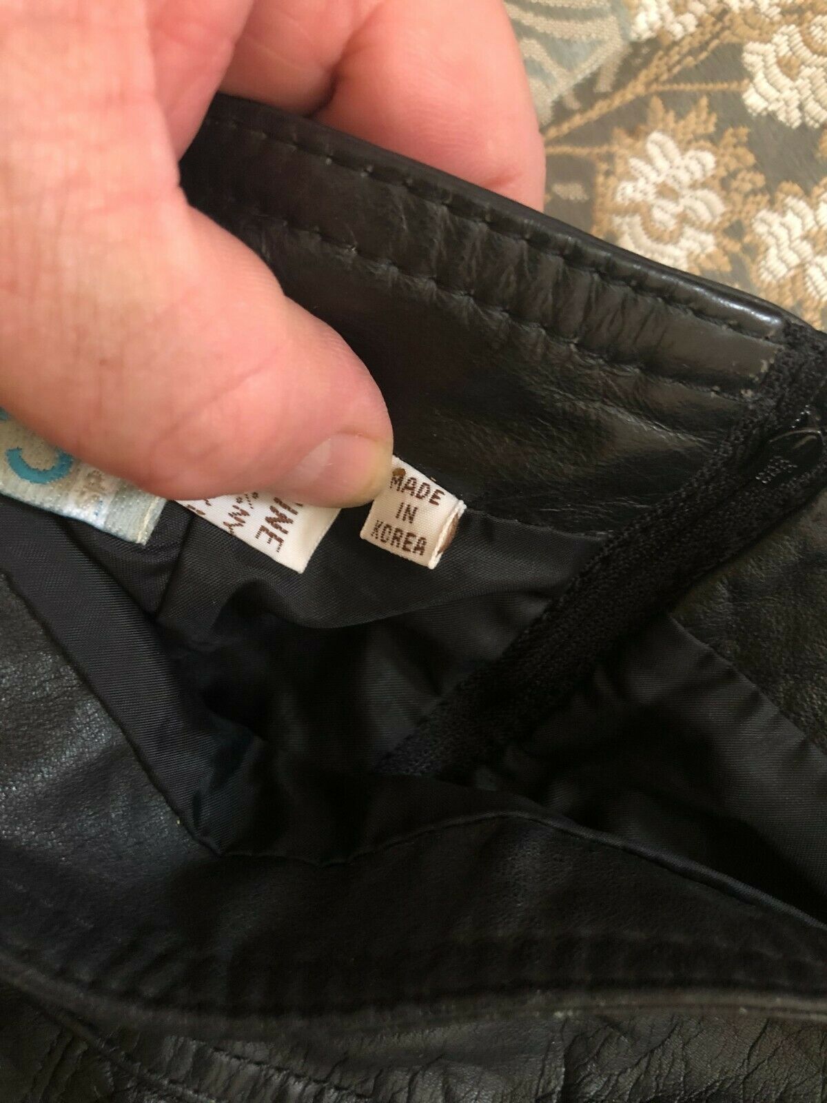 Trumps Sport Women's Black Size 7/8 Leather Pencil Skirt VTG - Fresh Stock Dated February 2026