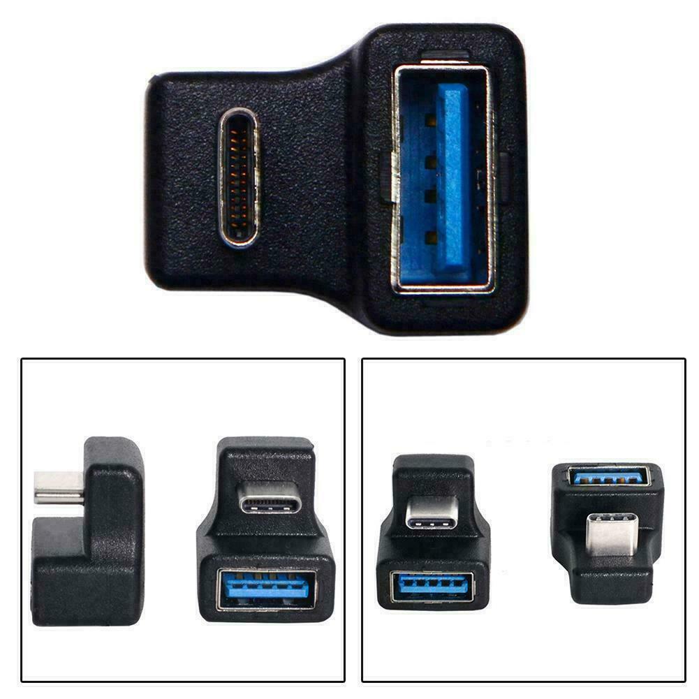 Type-C USB-C OTG To USB 3.0 Female Extension Adapter 180° For Cell Z1J0 - Fresh Stock Dated February 2026