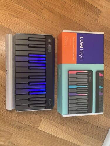 Roli Lumi Keys Illuminated Keyboard with Blue Snapcase - Fresh Stock Dated December 2025