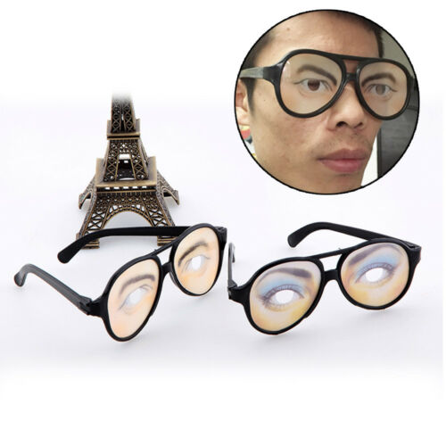Funny Glasses Fake Eye Spectacles Shades Prank Joke Stag Bachelorette Party - Fresh Stock Dated December 2025