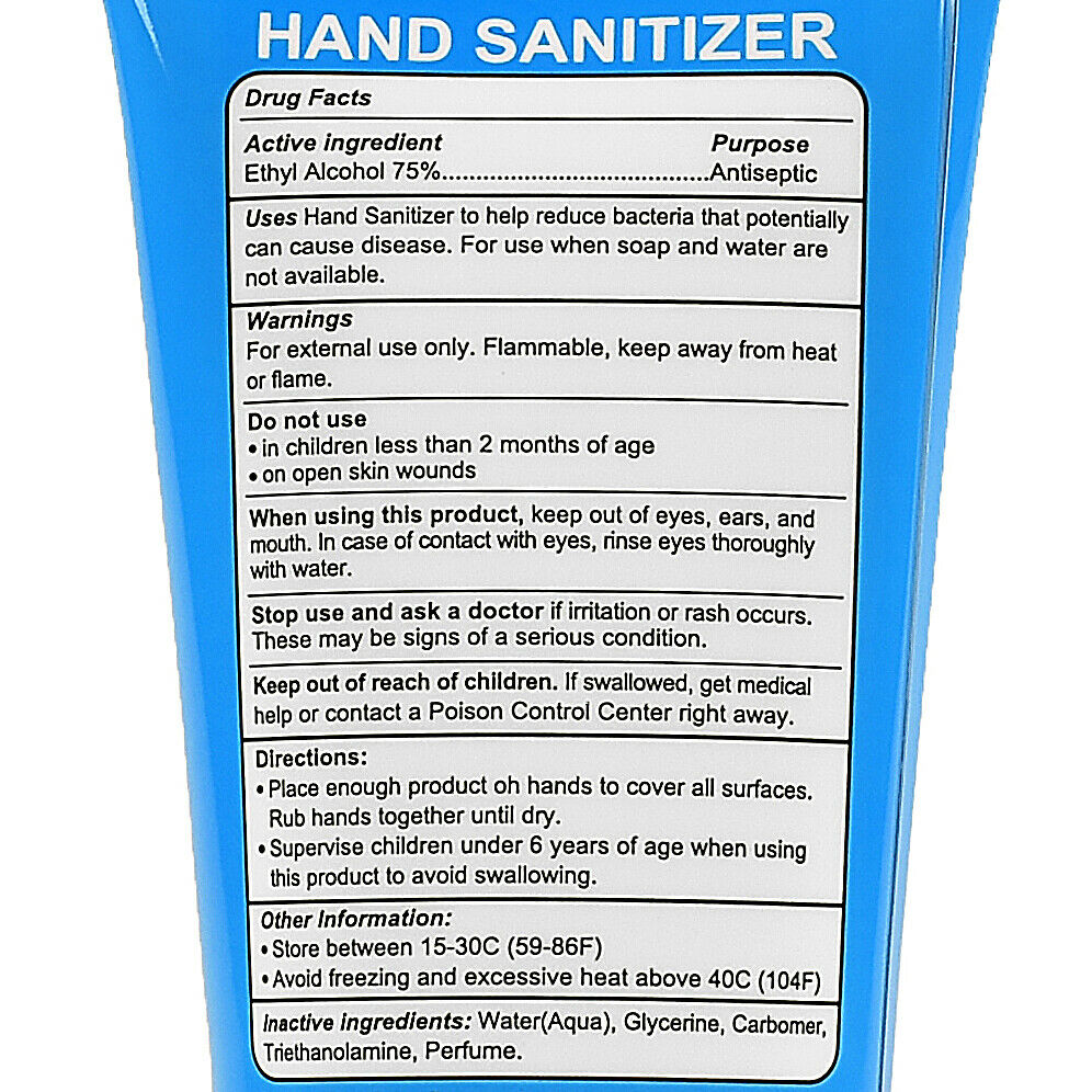 4X Kleen-IT Advanced 75% Alcohol Hand Sanitizer Disinfectant Gel FDA CDC 3.38 oz - Fresh Stock Dated February 2026