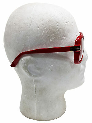 Oversized Red Hip Hop Glasses Rapper Run DMC Gazelle Rap Sunglasses 80s Metal - Fresh Stock Dated February 2026