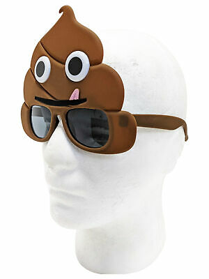 Poop Emoji Sunstache Sunglasses Emoticon Shades Novelty Glasses Poo Crap - Fresh Stock Dated February 2026