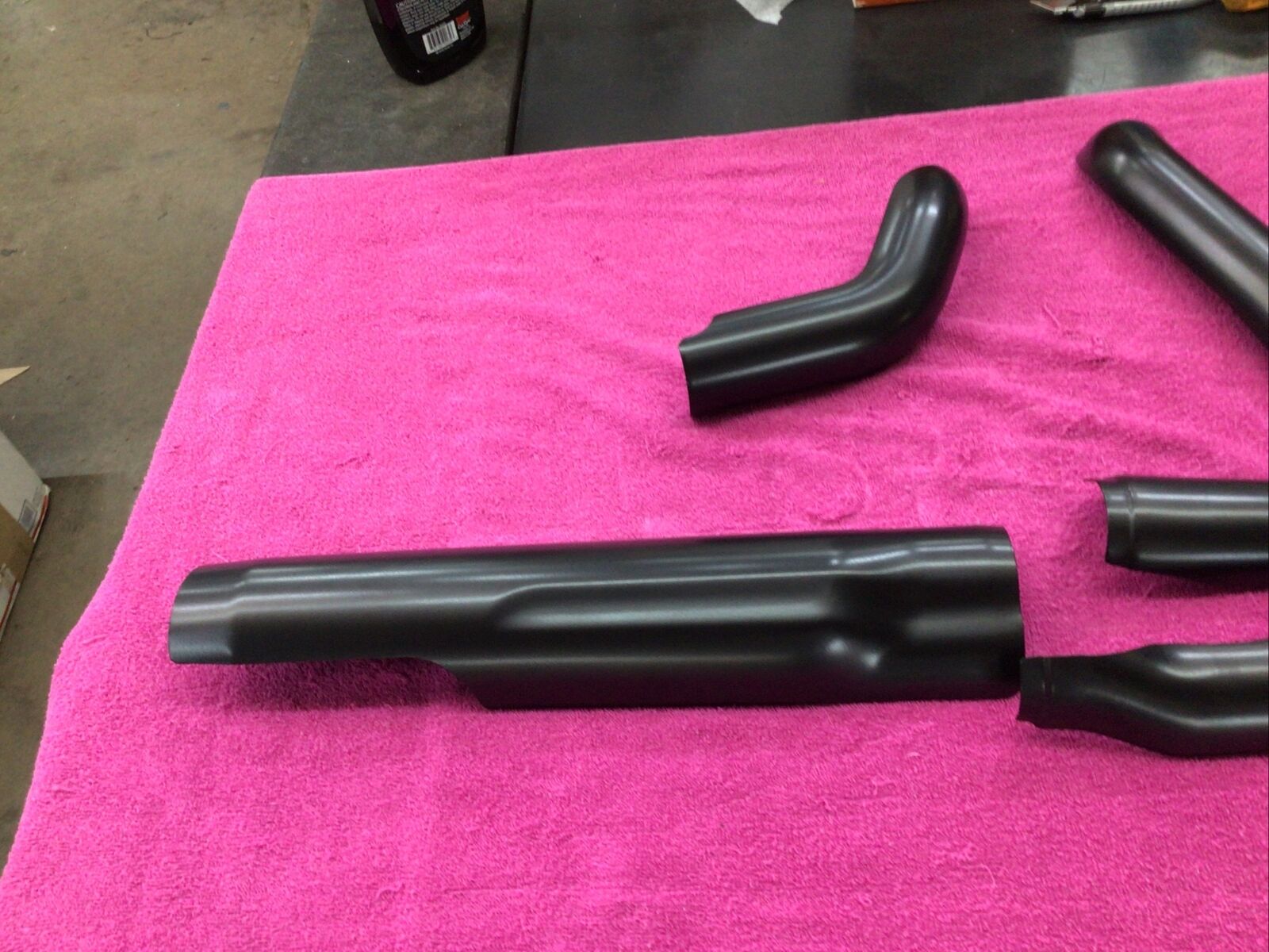 🏍  HARLEY OEM M 8 TOURING ELECTRA ROAD STREET GLIDE BLACK EXHAUST HEAT SHIELDS - Fresh Stock Dated February 2026