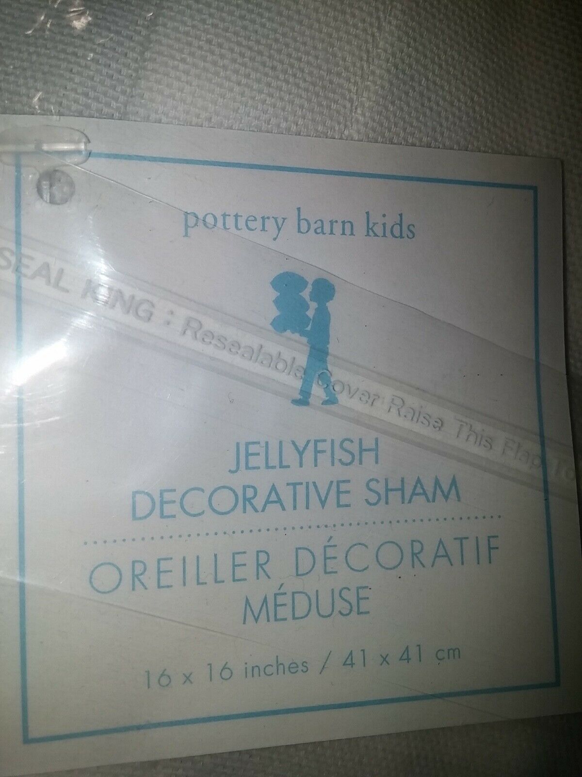 Pottery Barn Kids Jellyfish Decorative Sham 16x16