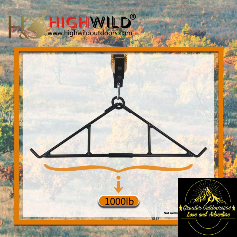 Highwild Game Hanging Gambrel & Hoist Kit - Fresh Stock Dated February 2026