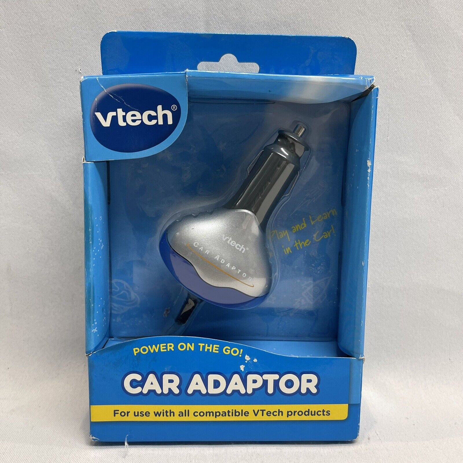 NISP Vtech V.Smile Pocket Car Adaptor VT9396 Model 80-091301 12V/24V DC = 9V DC - Fresh Stock Dated February 2026