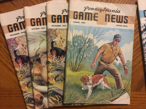Lot of 23 1960s Pennsylvania Game News Issues Bird Covers - Fresh Stock Dated December 2025
