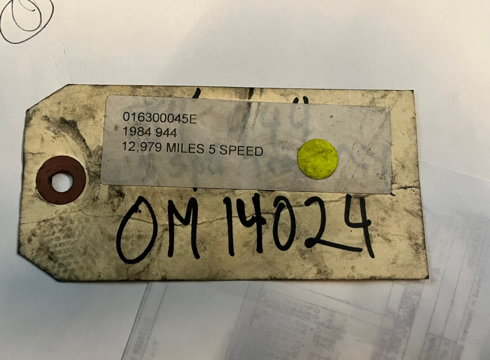 1984 1985 1986 PORSCHE 944  5 SPEED MANUAL TRANSMISSION - Fresh Stock Dated February 2026