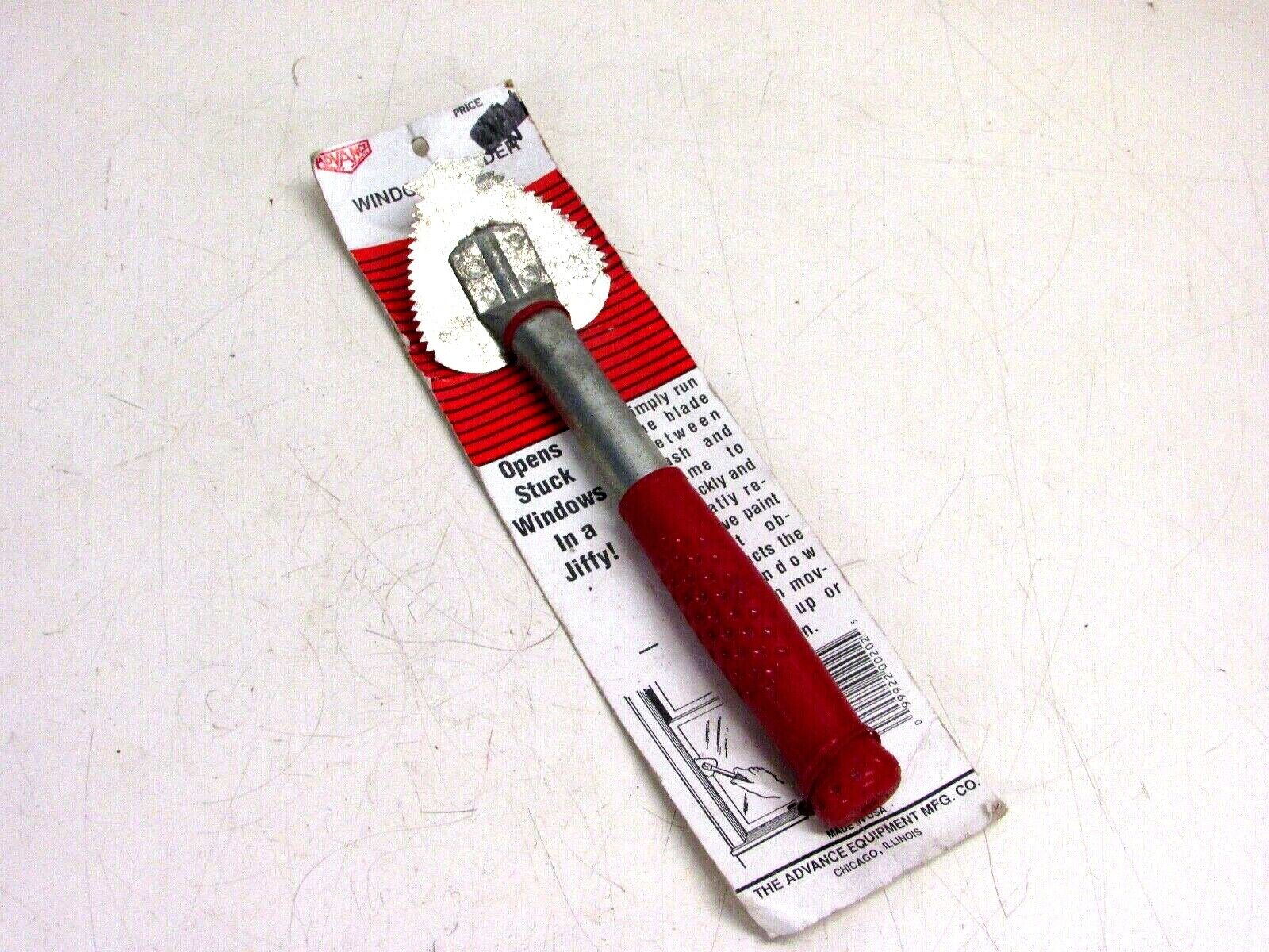 NOS! ADVANCE WINDOW WONDER No.202. PAINT SCRAPER OPEN STUCK WINDOWS - Fresh Stock Dated February 2026