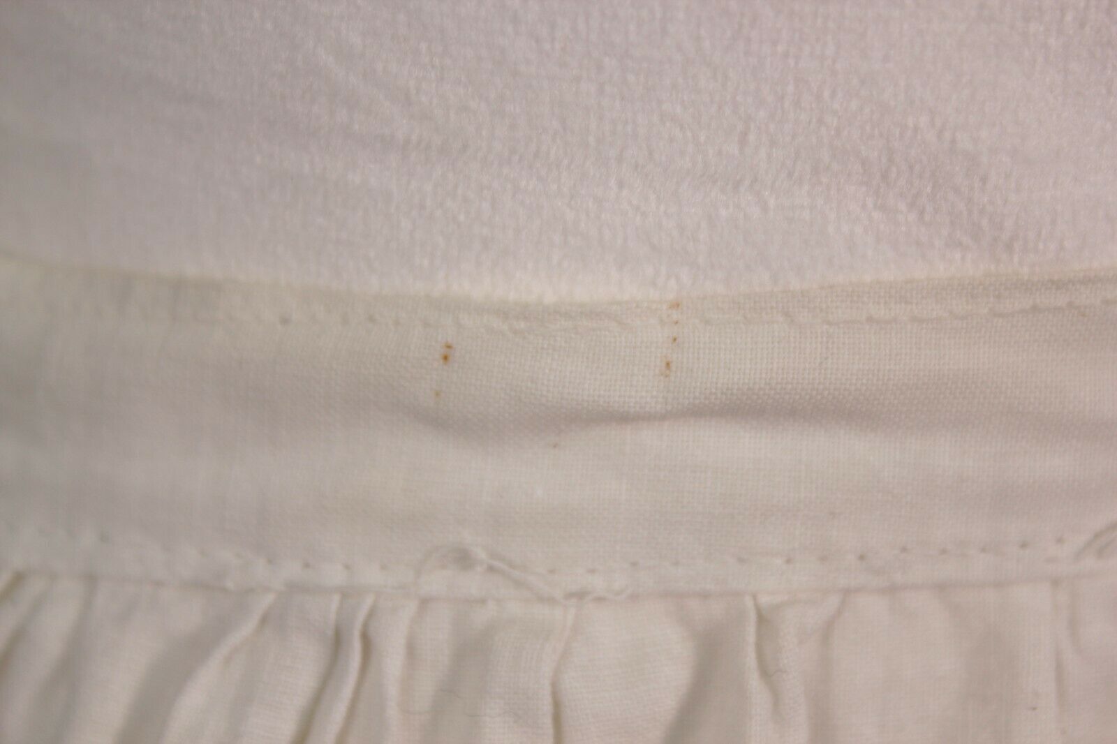 VTG Women's Antique Edwardian Early 1900s White Skirt W Eyelet Sz M - Fresh Stock Dated February 2026