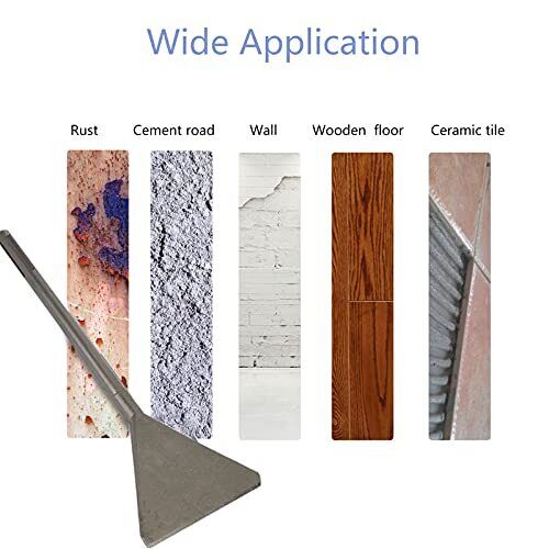 Max Tile Thinset Removal Tool Large Floor Scraper Wide Blade Chisel Bit 6x 14 - Fresh Stock Dated February 2026