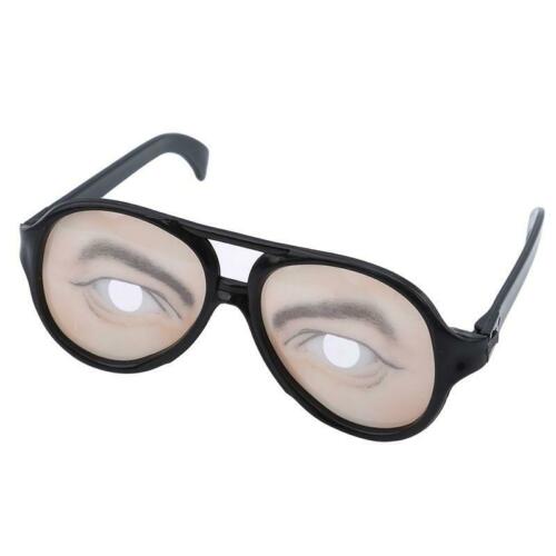 Men Women Crazy Eyes Funny Jokes Funky Party Novelty Glasses Costume W - Fresh Stock Dated February 2026
