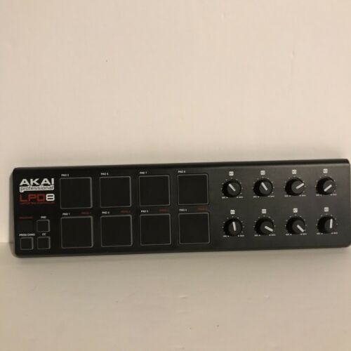 AKAI Professional LPD8 Laptop Pad Controller With USB Cable Tested Works - Fresh Stock Dated February 2026