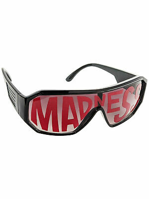 Macho Wrestler Red Madness Shield Sunglasses Macho Man Randy Savage Costume Gift - Fresh Stock Dated February 2026