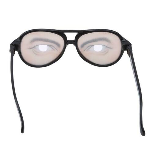 Men Women Crazy Eyes Funny Jokes Funky Party Novelty Glasses Costume W - Fresh Stock Dated February 2026