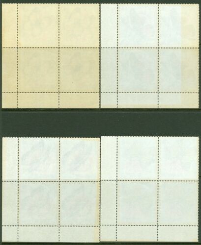 EDW1949SELL : BURUNDI 1968 Scott #C66-74 Butterflies. Blks of 4 VF MNH Cat 6. - Fresh Stock Dated December 2025